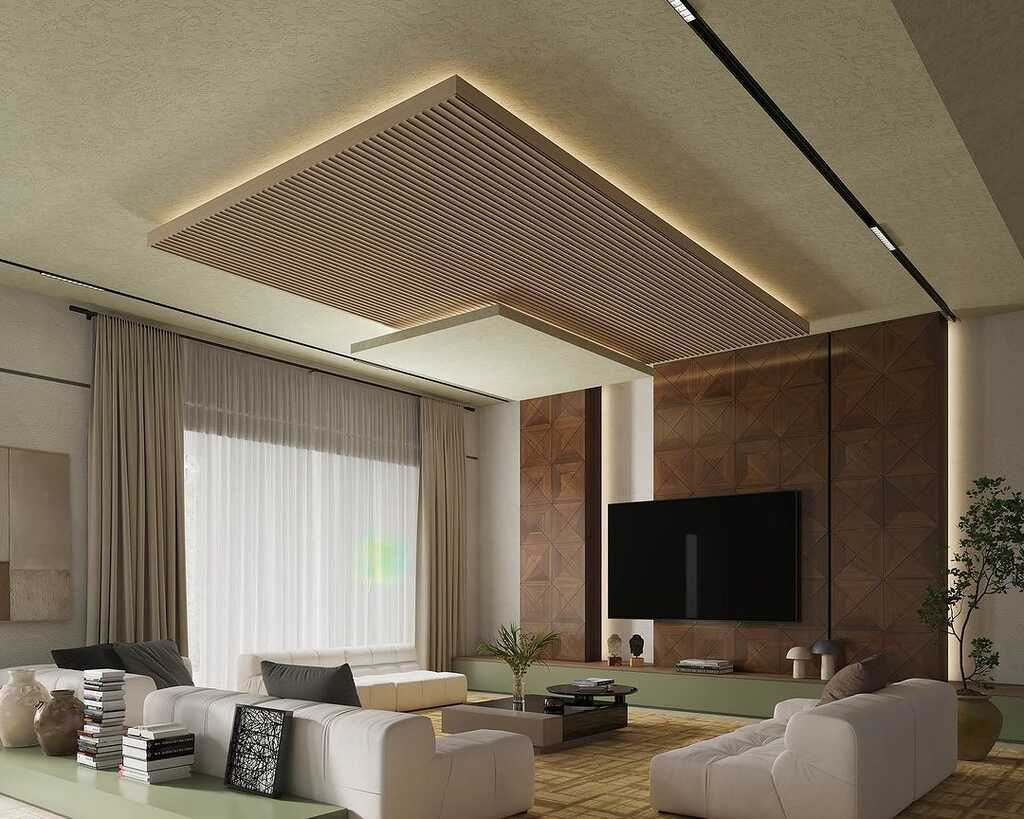 Modern Floating Drop Ceiling