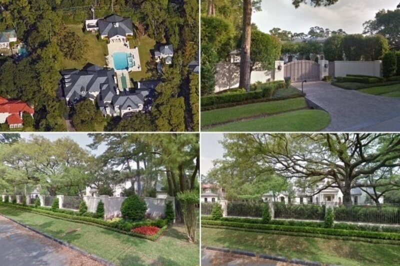 Joel Osteen's mansion exterior view