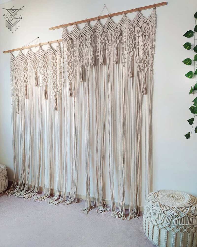 The Macramé style Curtains