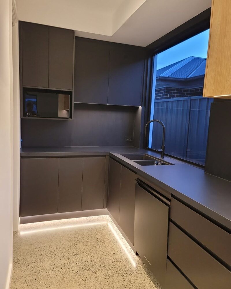 Chalkboard countertop Kitchen