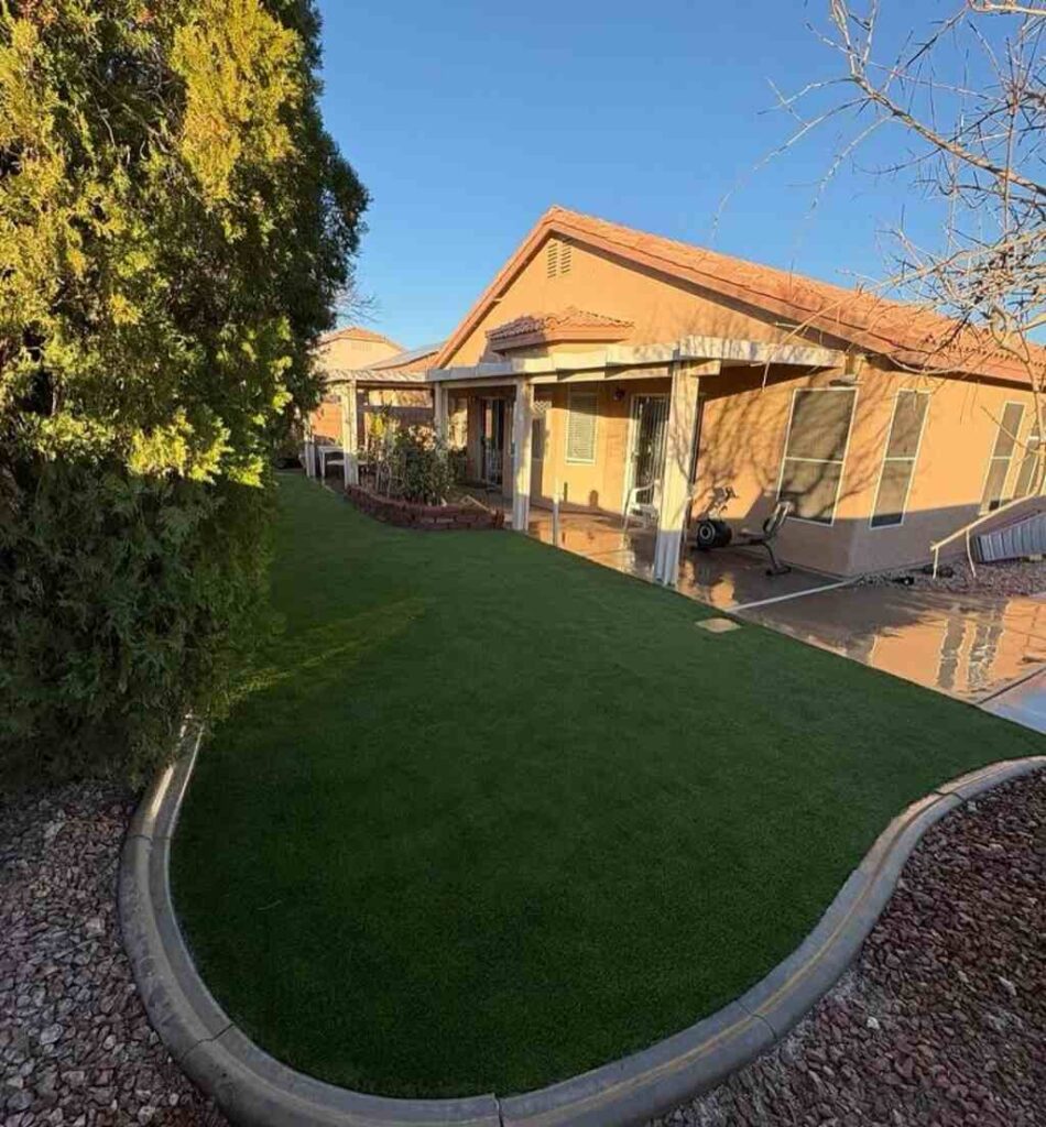 Concrete Slabs with Grass Inlays