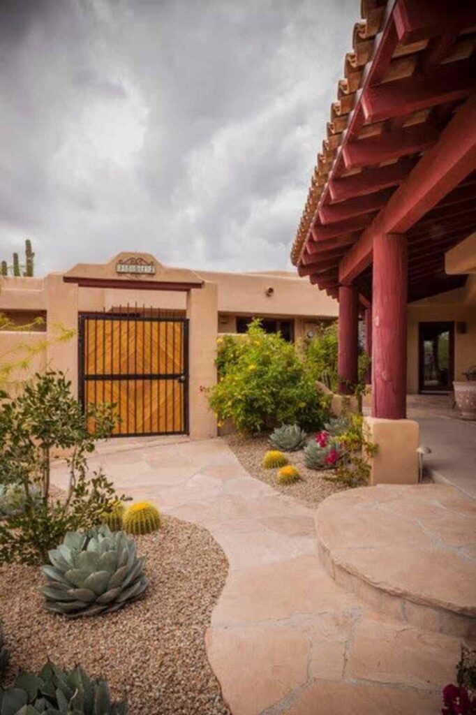 Hacienda-Style Entryway