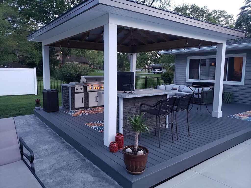 Modern Gazebo Kitchen