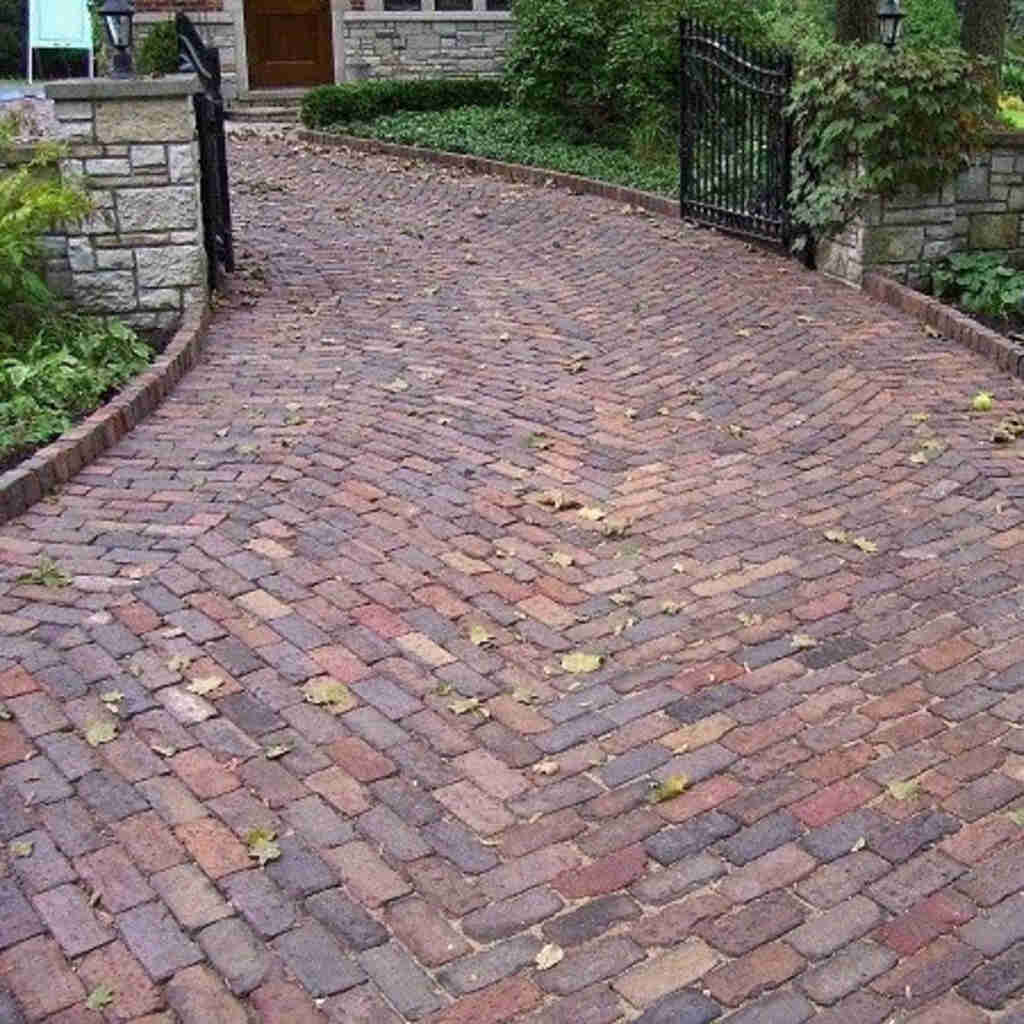 Reclaimed Brick Driveway