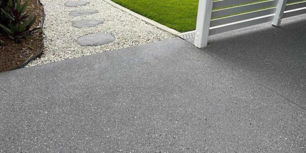 Smooth Concrete Driveway