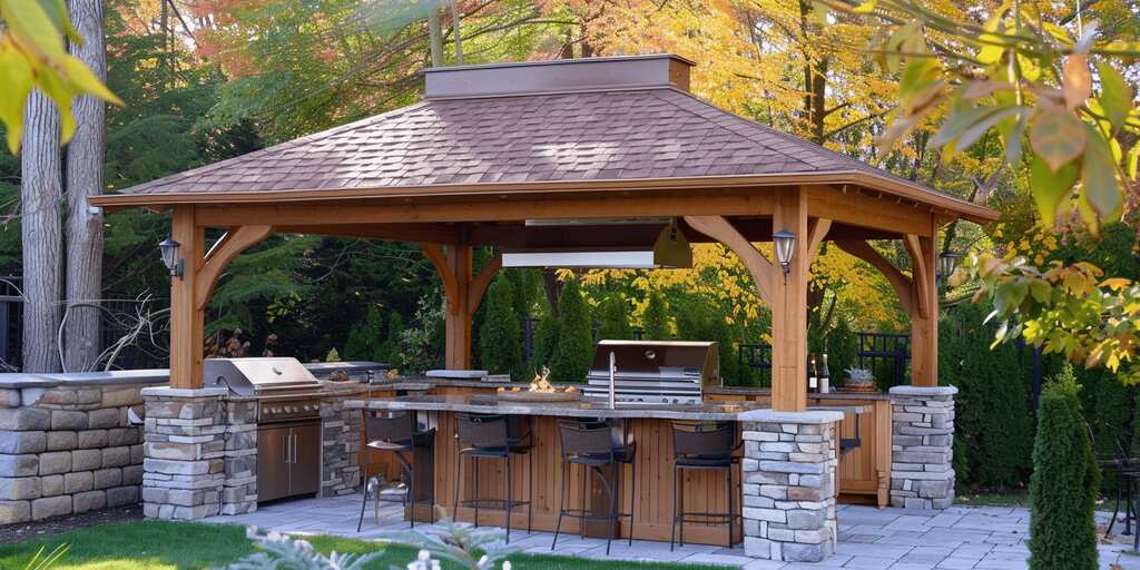 Tiled Roof Pavilion