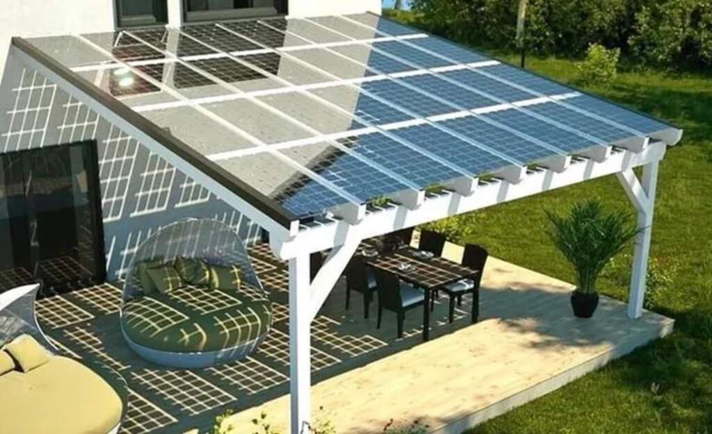 Transparent Solar Panel Roof Cover