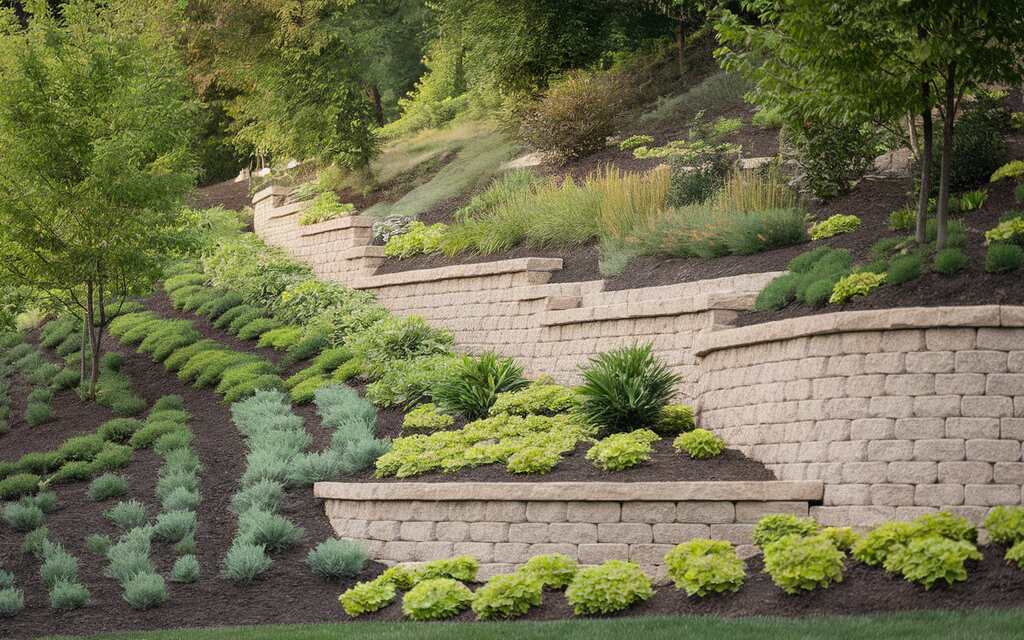 Affordable Slope Retaining Walls