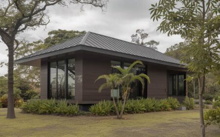 15 Modern House with Black Roof Design Inspiration - Home Briefings