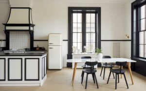 Stunning White Walls Black Trim Designs That Elevate Any Home - Home