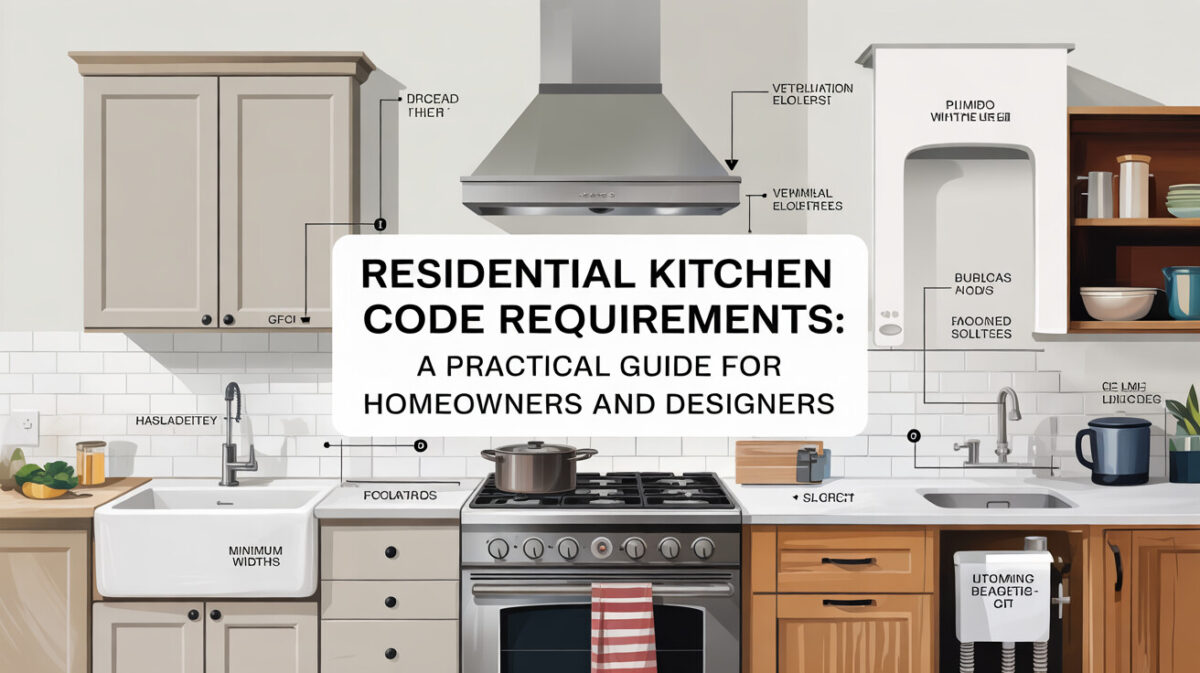 Residential Kitchen Code Requirements for Homeonwers and Designers ...
