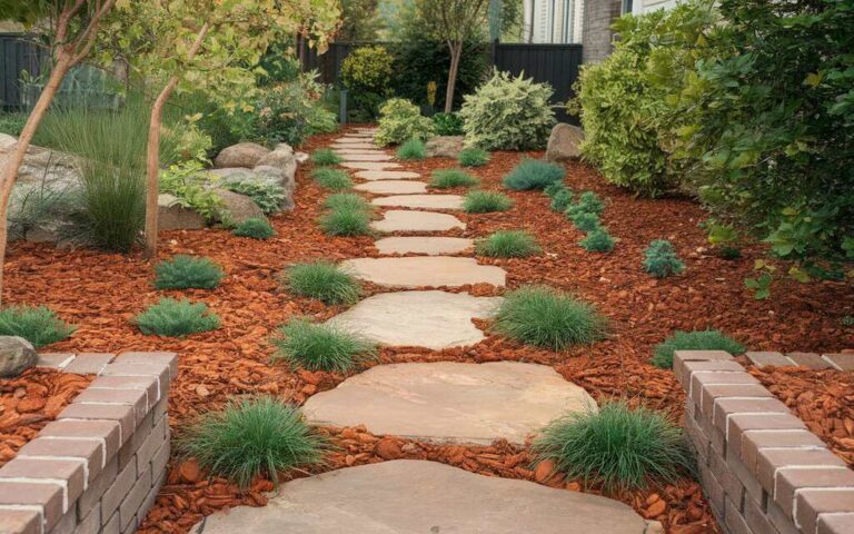 10 Stunning Front Yard Landscaping Ideas With Rocks And Mulch - Home ...