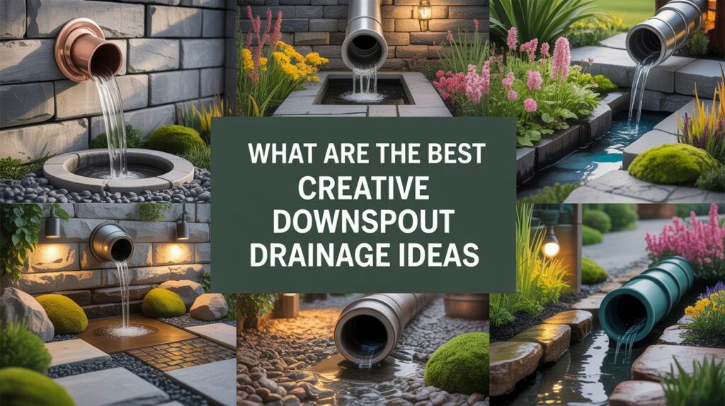 Creative Downspout Drainage