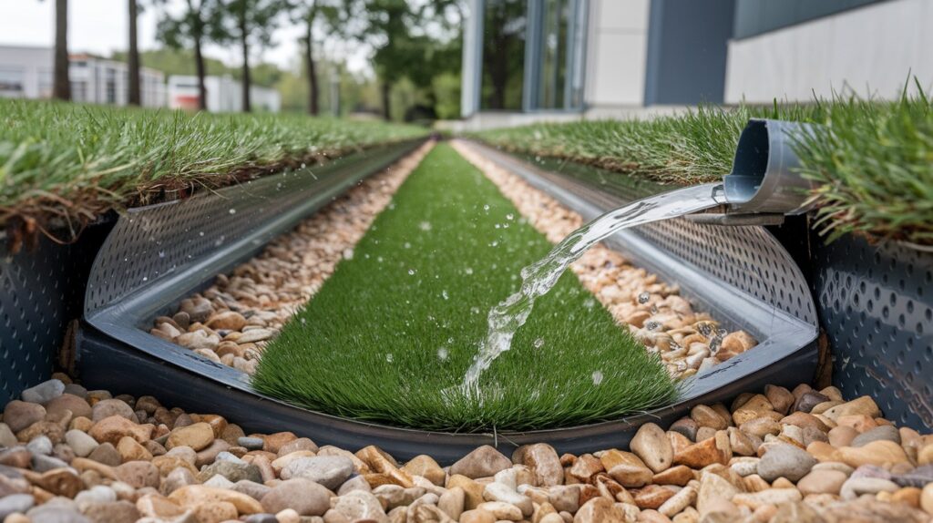Green Turf Channels