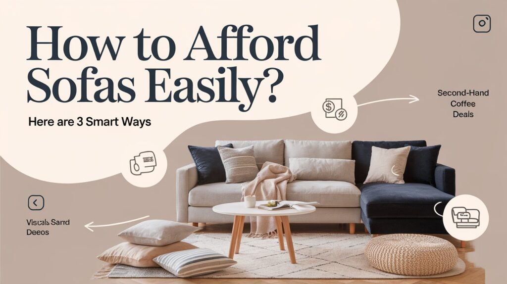 How to Afford Sofas Easily