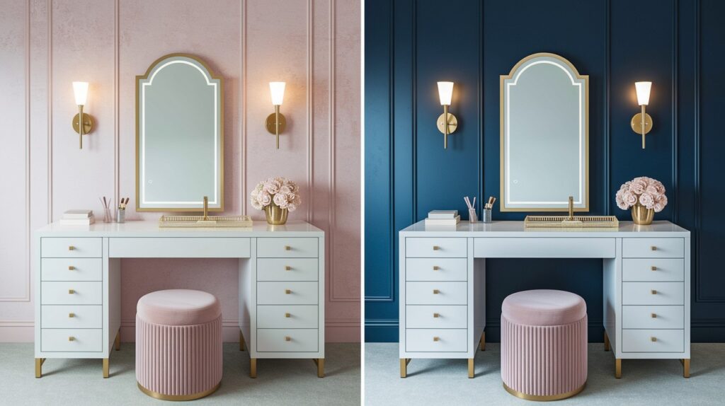 Add a Pop of Color with Wallpaper or Paint