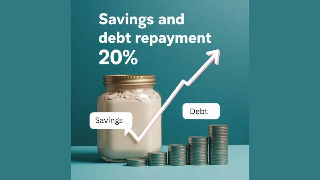 Allocating for Savings and Debt Repayment (20%)