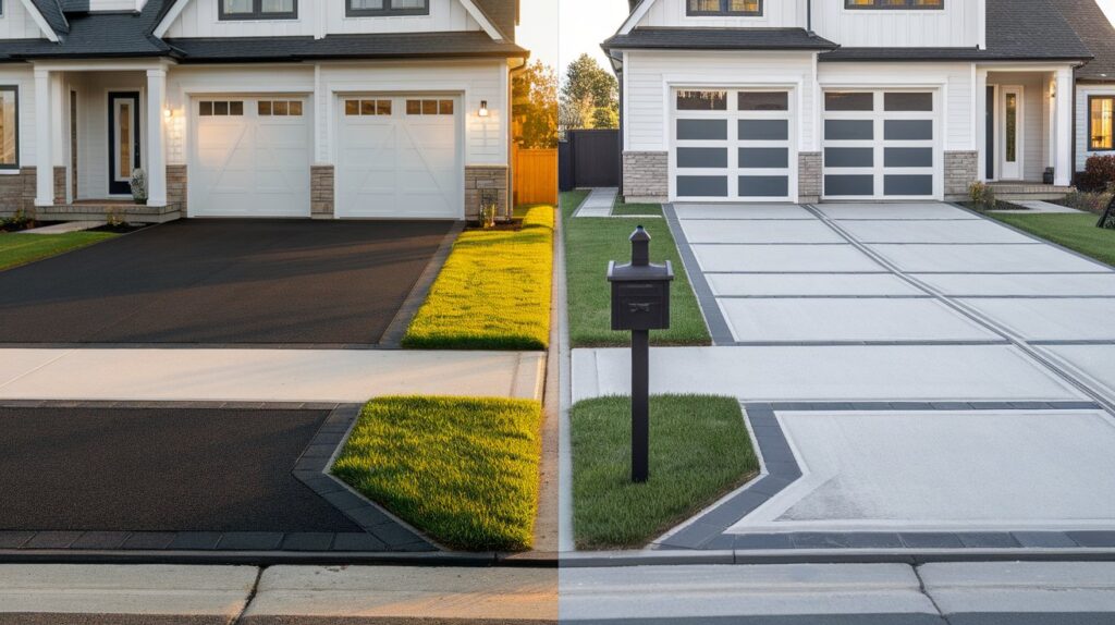 Asphalt vs. Concrete Driveway