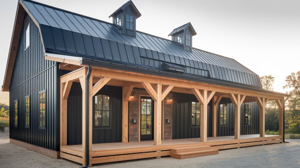 Black Barndominium