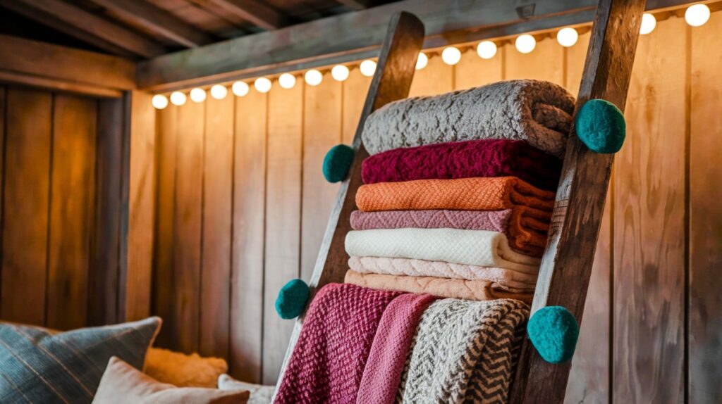 Blanket Ladder Display