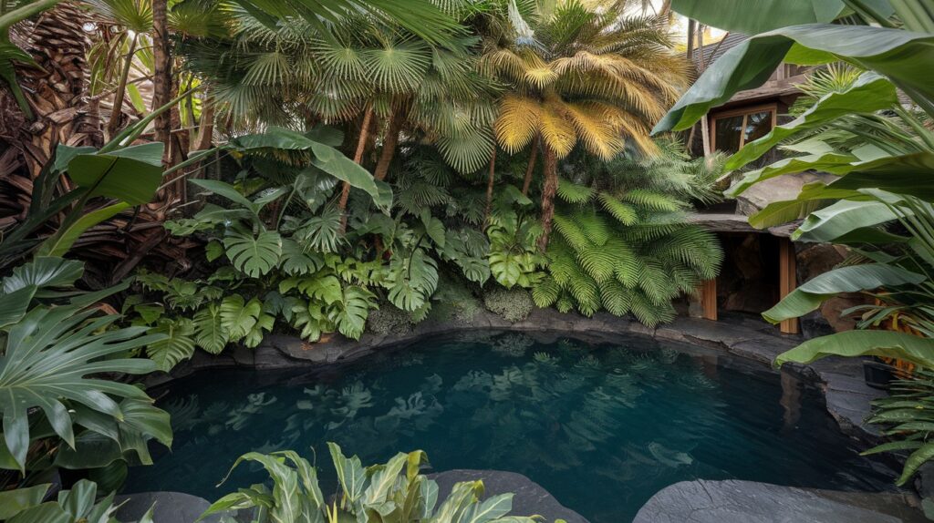 Blend with Tropical Landscaping