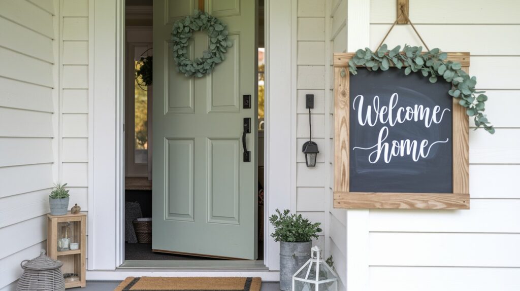 Chalkboard Welcome Board