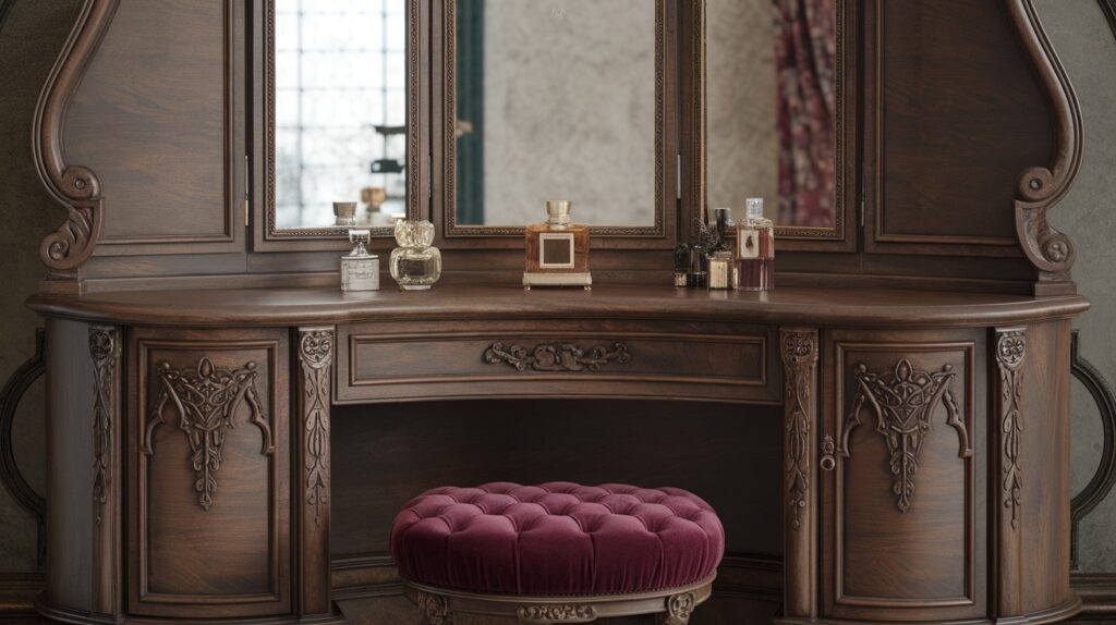 Curved Wood Vanities