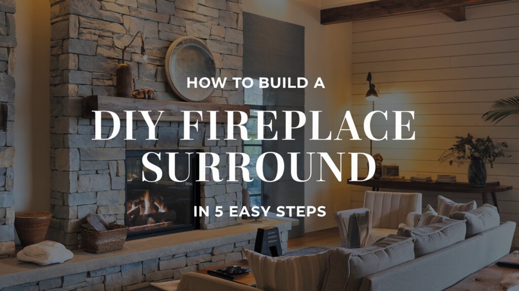 DIY Fireplace Surround