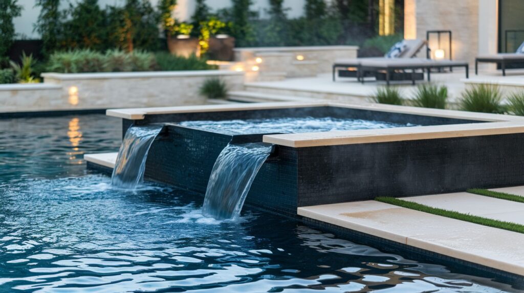 Extend with a Black Bottom Spa or Hot Tub