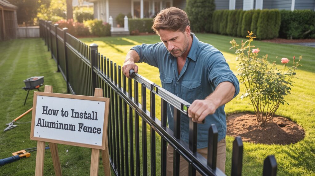 How to Install Aluminum Fence