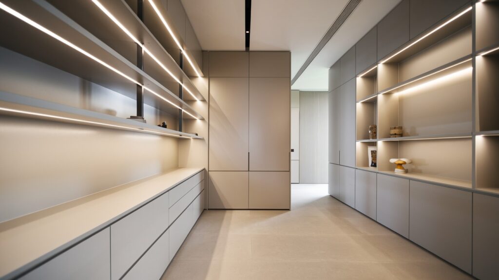 Incorporate Sleek Built-In Storage