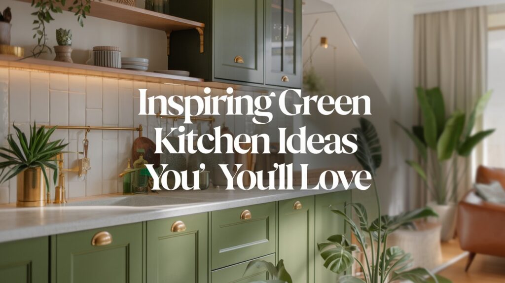 Inspiring Green Kitchen