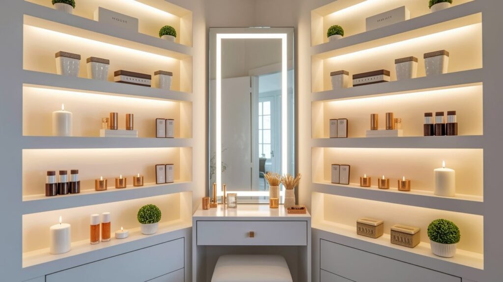 Install Wall Shelves for Vertical Storage