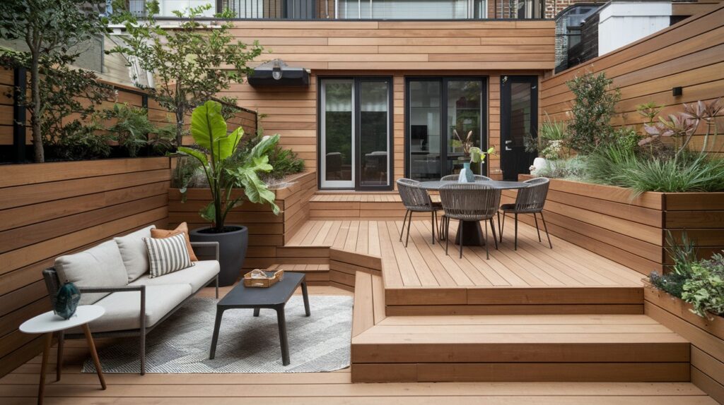 Multi-Level Decking for Defined Zones