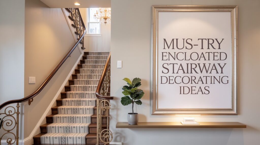 Must-Try Enclosed Stairway