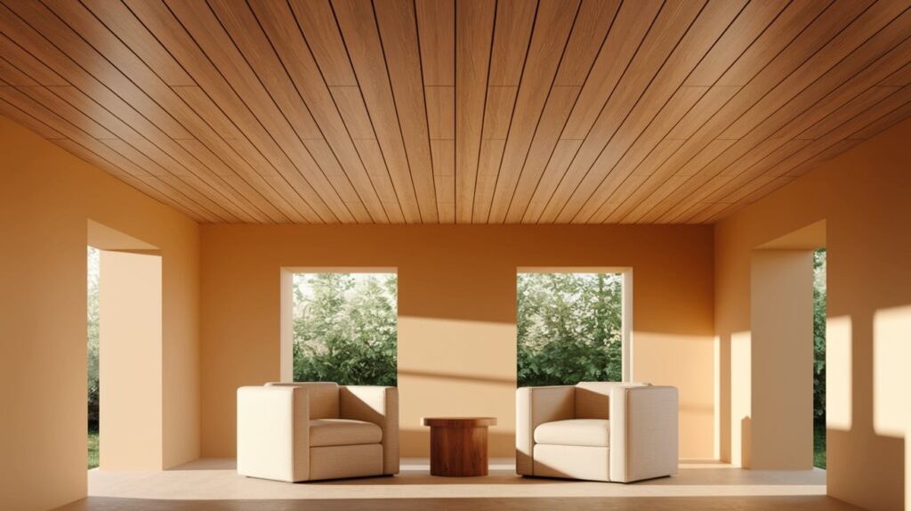 Natural Wood Shiplap for Warmth