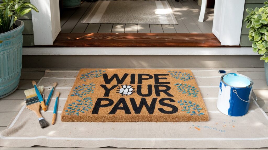 Painted Door Mats