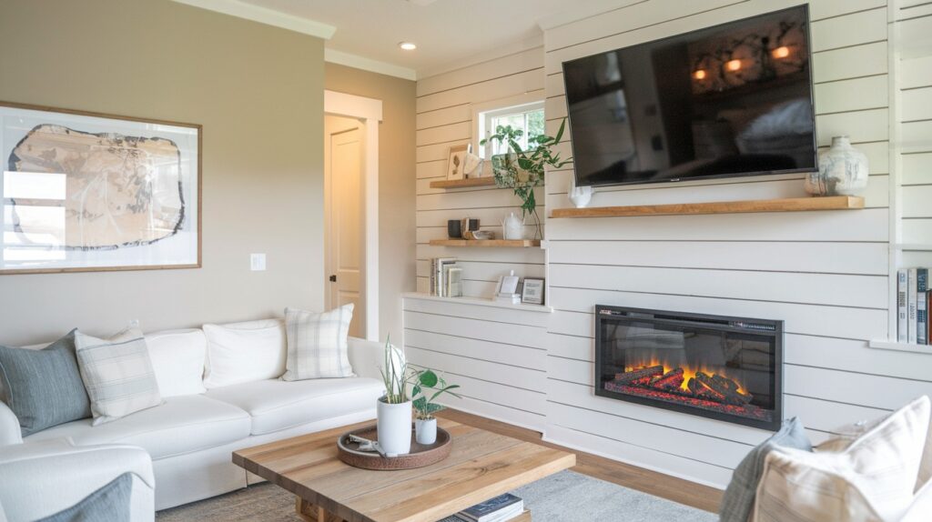 Peel-and-Stick Shiplap Around