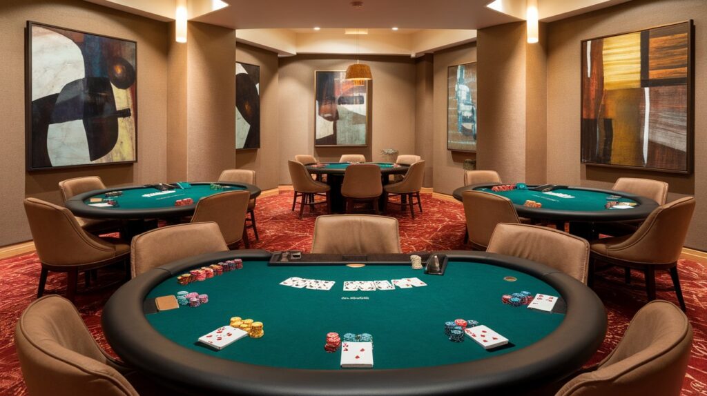 Perfect Poker Room with Modern Technology