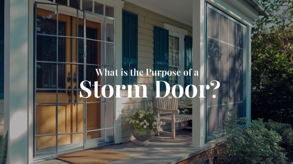 Purpose of a Storm Door