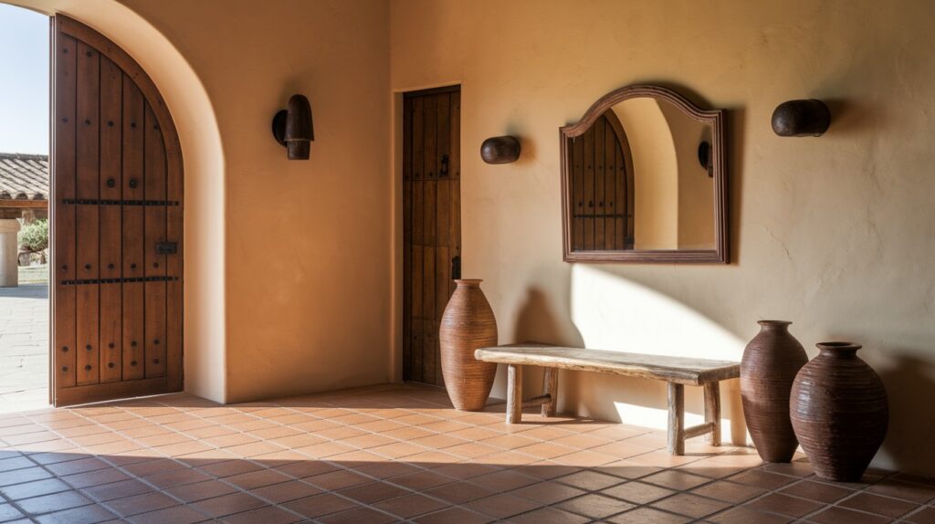 Refined Entryway with Mediterranean Influence