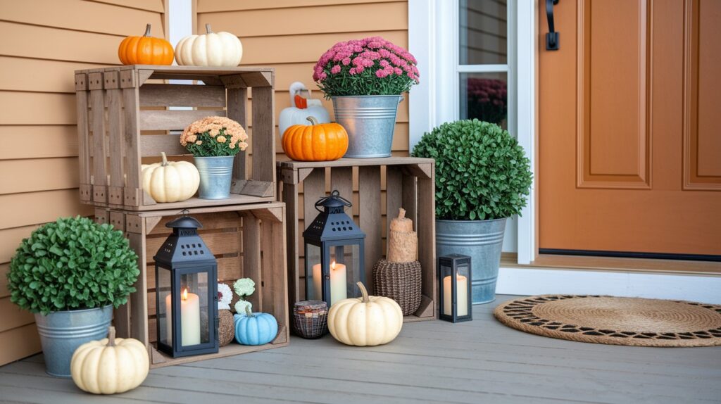 Rustic Crate Display