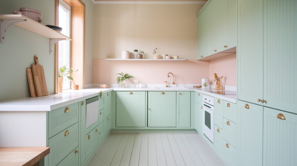 Soft Mint Green for a Light and Airy Feel