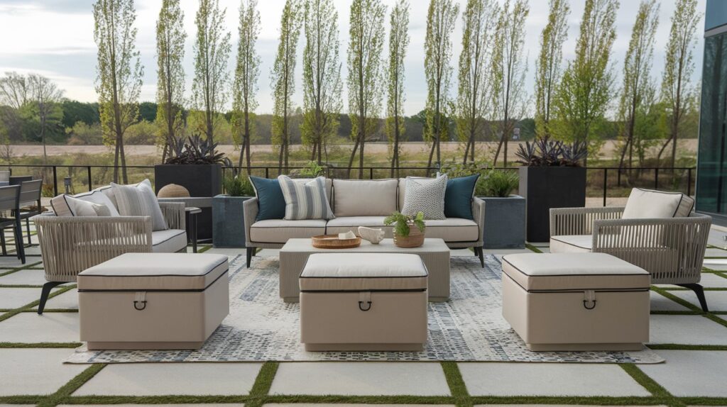 Storage Benches or Outdoor Ottomans