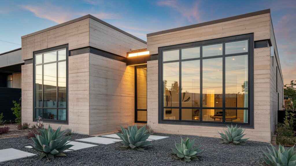 Tan Concrete Siding