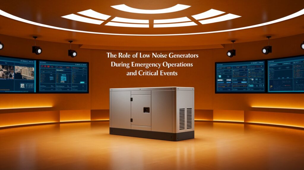 The Role of Low Noise Generators During Emergency Operations and Critical Events
