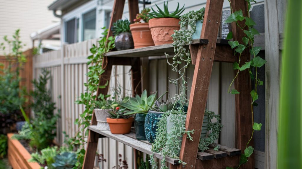 Tiered Plant Stands or Ladder Shelves