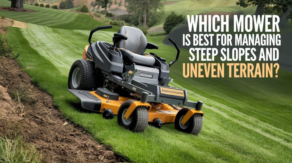 Which Mower Is Best for Managing Steep Slopes and Uneven Terrain