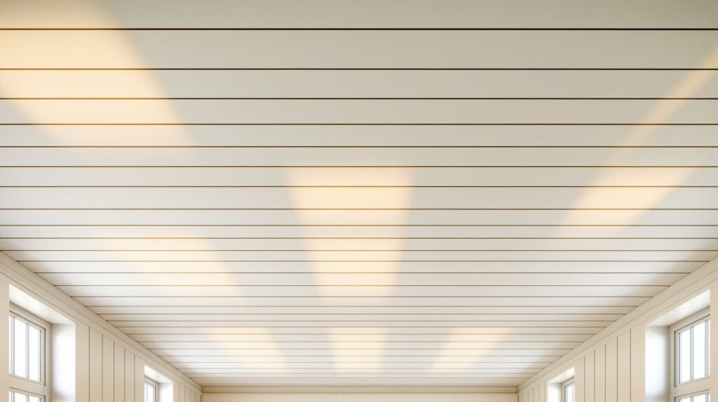 White Painted Shiplap for a Classic