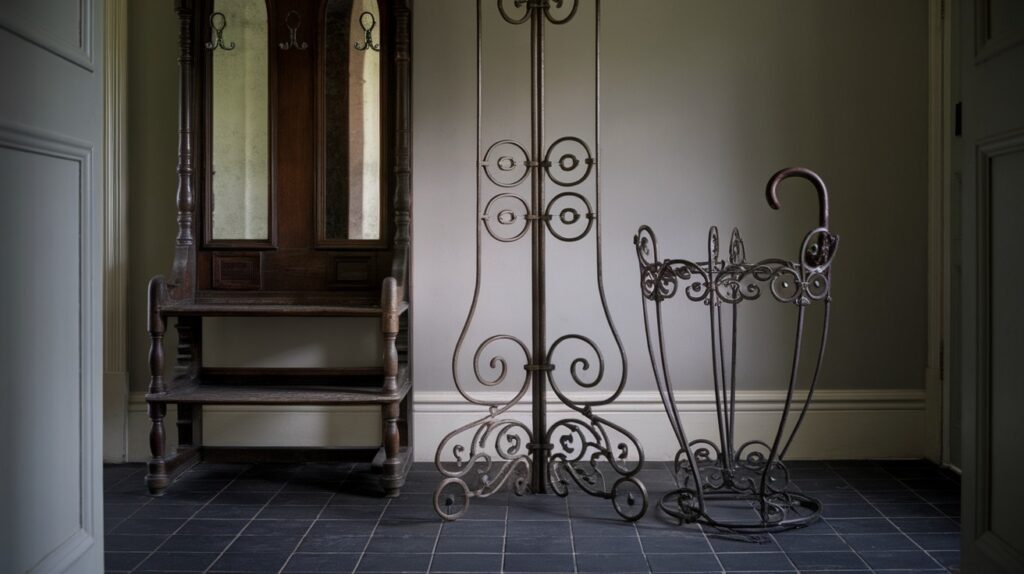 Wrought Iron Coat Stands